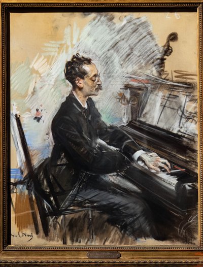 The Pianist Rey Colaço by Giovanni Boldini