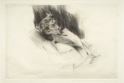 Whistler Asleep, 1897 by Giovanni Boldini