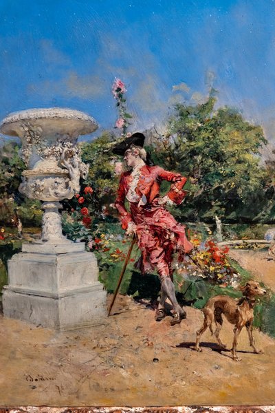Young Marquis at Versailles (detail) by Giovanni Boldini