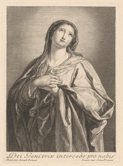 The Virgin by Giovanni Bottani, after Giuseppe Bottani