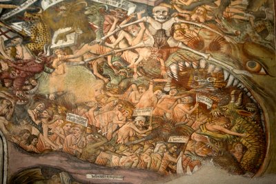 Last Judgment, c.1492 (detail) by Giovanni Canavesio