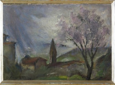 Landscape with Trees by Giovanni Costetti