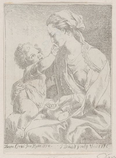 Virgin and Child by Giovanni David