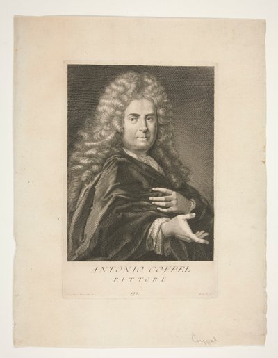 Portrait of Antoine Coypel by Giovanni Domenico Ferretti