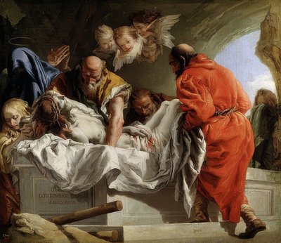 The Entombment of Christ by Giovanni Domenico Tiepolo