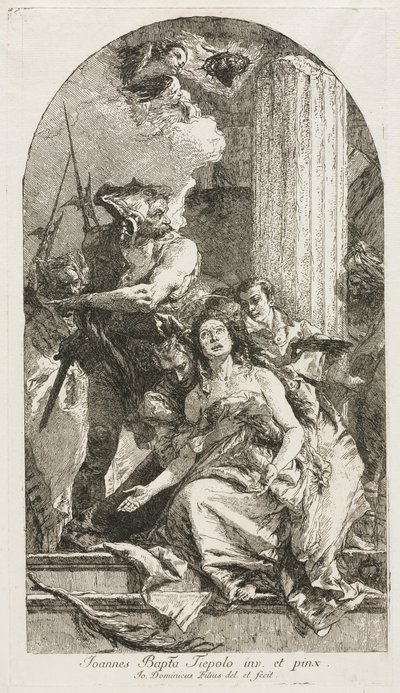 Martyrdom of St. Agatha by Giovanni Domenico Tiepolo