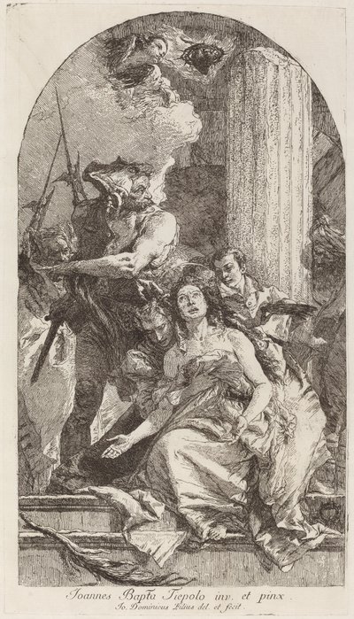 Martyrdom of Saint Agatha by Giovanni Domenico Tiepolo after Giovanni Battista Tiepolo