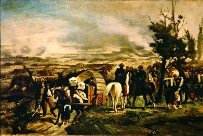 Battle of Magenta, 1860 by Giovanni Fattori