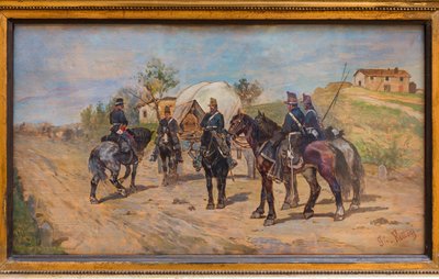 Cavalry at Rest by Giovanni Fattori