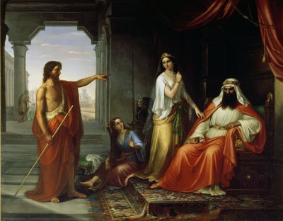 St. John the Baptist Rebuking Herod by Giovanni Fattori