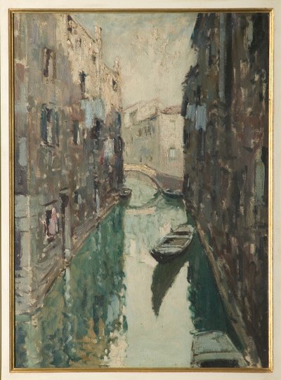 Venetian Canal by Giovanni Forghieri