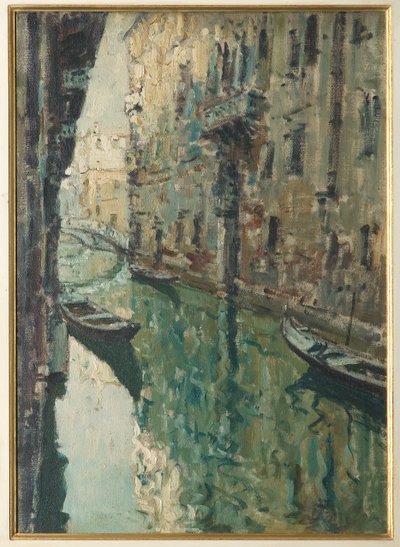 Venetian Canal by Giovanni Forghieri