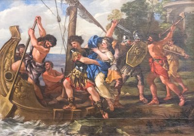 The Abduction of Helen by Giovanni Francesco (1610 62) Romanelli