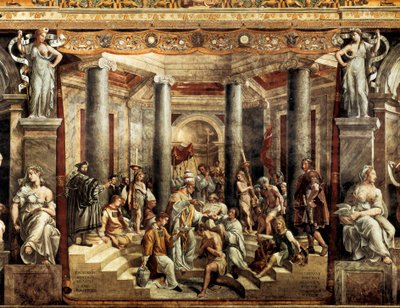 The Baptism of Constantine by Giovanni Francesco (c.1488 1528) Penni
