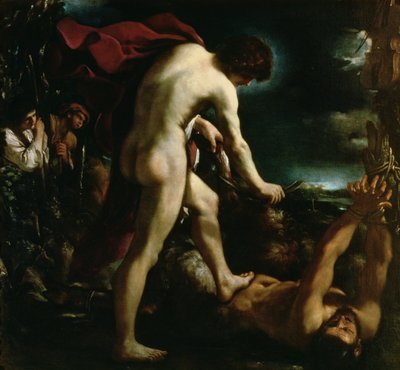 Apollo Flaying Marsyas, c.1618 by Giovanni Francesco Barbieri