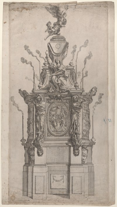 Catafalque by Giovanni Francesco Grimaldi