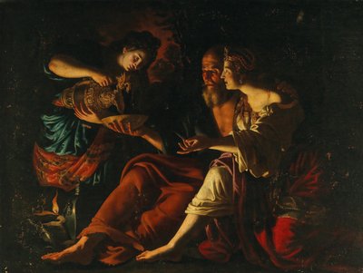 Lot and his Daughters by Giovanni Francesco Guerrieri