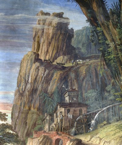 Mill (detail) by Giovanni Ghisolfi