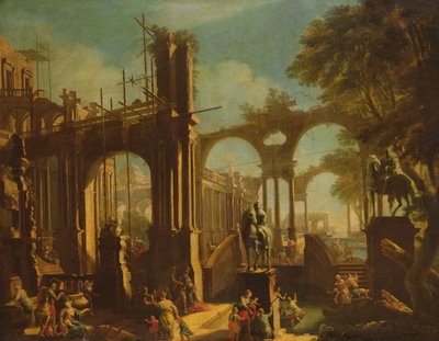 Ruins of the Baths of Caracalla by Giovanni Ghisolfi