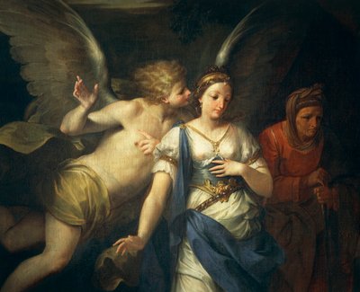 Angel inspiring Judith by Giovanni Gioseffo da Sole