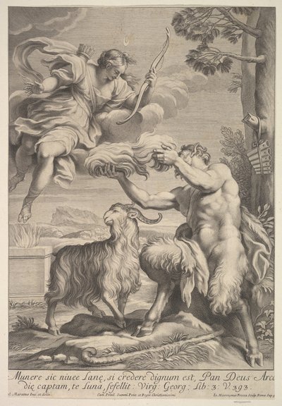 Pan foiled by Diana by Giovanni Girolamo Frezza