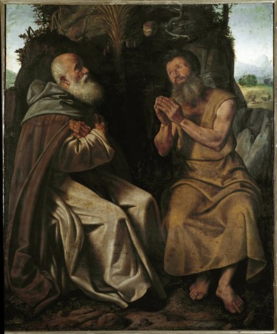 Saint Anthony the Abbot by Giovanni Girolamo Savoldo