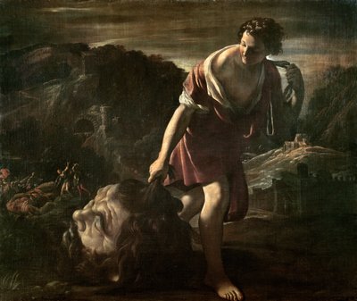 David Dragging Goliath