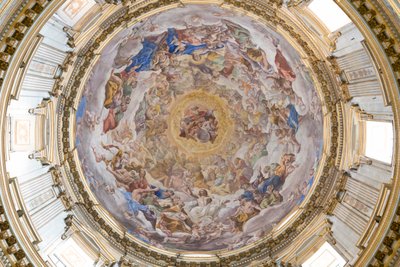 Dome of the Naples Cathedral, Naples, Italy by Giovanni Lanfranco