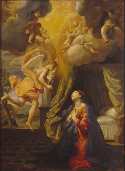 The Annunciation, c. 1615 by Giovanni Lanfranco