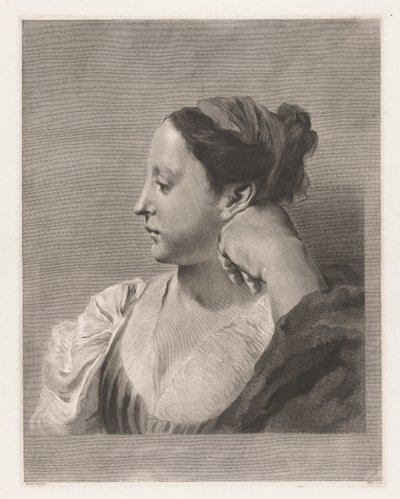 Portrait of a Young Woman by Giovanni Marco Pitteri