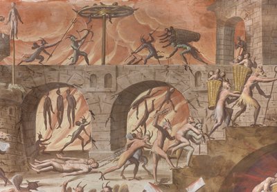 Hell by Giovanni Mauro della (c.1575 1640) Rovere