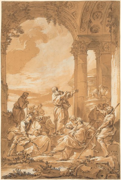 Saint Paul Preaching in Athens by Giovanni Paolo Panini