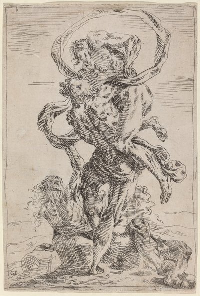Hercules and Antaeus by Giovanni Pietro Possenti