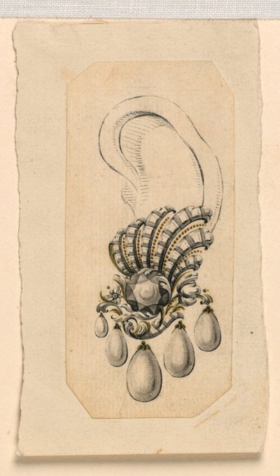 Design for an Earring by Giovanni Sebastiano Meyandi