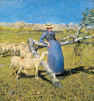 Afternoon in the Alps by Giovanni Segantini