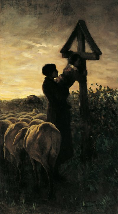 Kiss Cross by Giovanni Segantini
