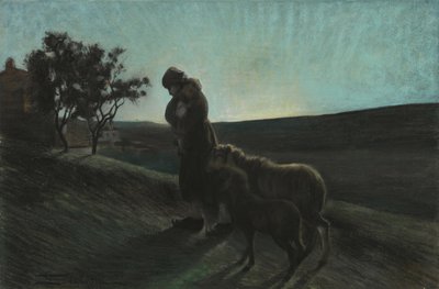 The two mothers by Giovanni Segantini