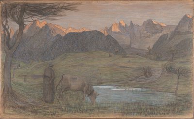 Study for "La Vita" by Giovanni Segantini