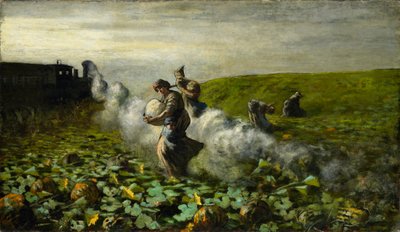 The Pumpkin Harvest, 1897 by Giovanni Segantini