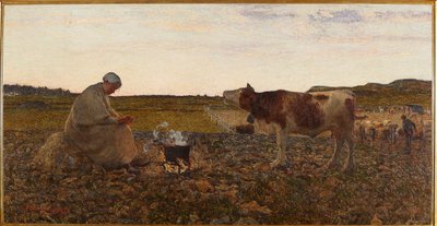 The Sad Hour by Giovanni Segantini