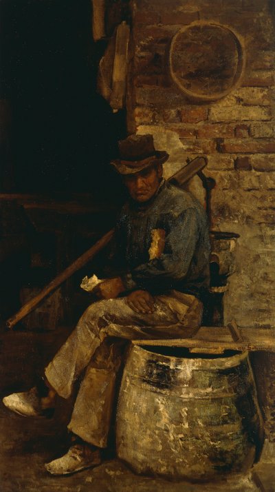 The bricklayer by Giovanni Sottocornola