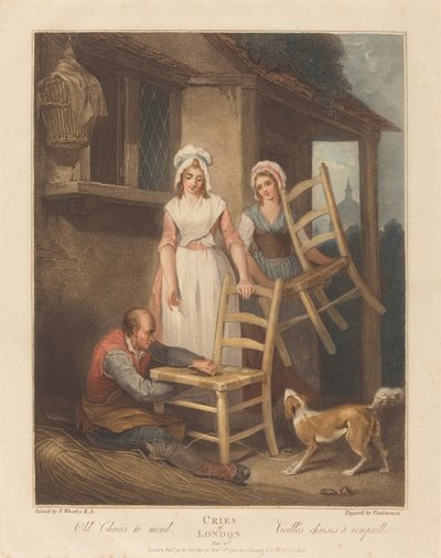 Old Chairs to Mend by Giovanni Vendramini after Francis Wheatley