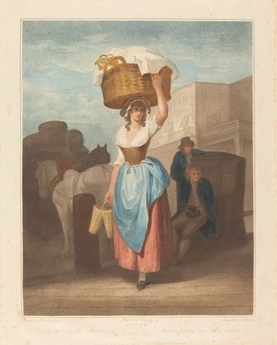 Strawberries, Scarlet Strawberries by Giovanni Vendramini after Francis Wheatley