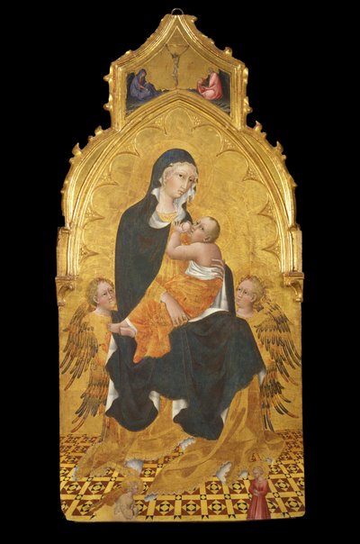Madonna with Child and Angels; Annunciation by Giovanni di Paolo