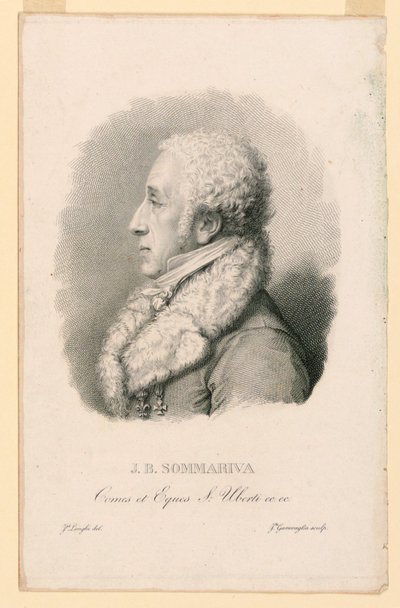 Portrait of J. B. Sommariva (1760-1826) by Giovita Garavaglia