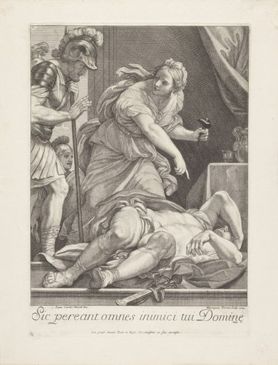 Jael Shows Barak the Dead Sisera by Girolamo Ferroni