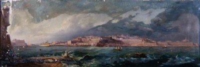 The Grand Harbour, Valletta by Girolamo Gianni