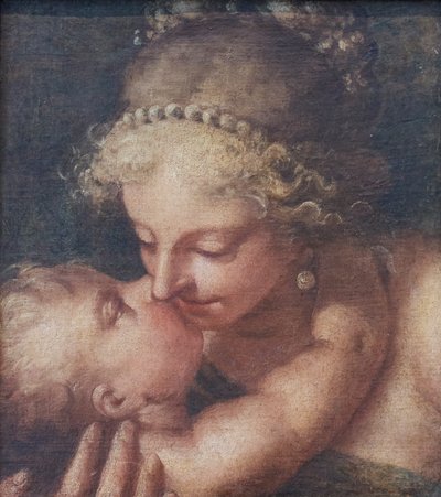 Love Kissing Venus by Girolamo Pellegrini