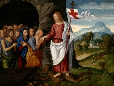 Christ in Limbo by Girolamo da Santacroce