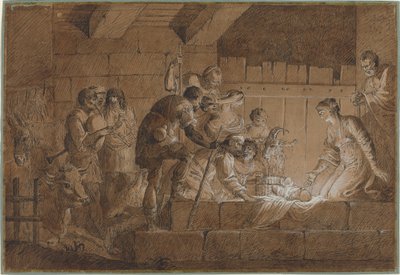 The Nativity by Giuliano Traballesi